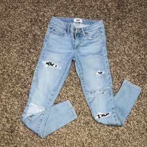 Mayan Patches Paige Jeans